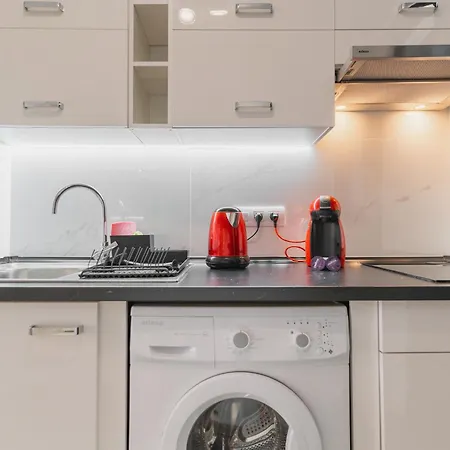 Lägenhet Luxury Quasar Sea View In Olimpia *